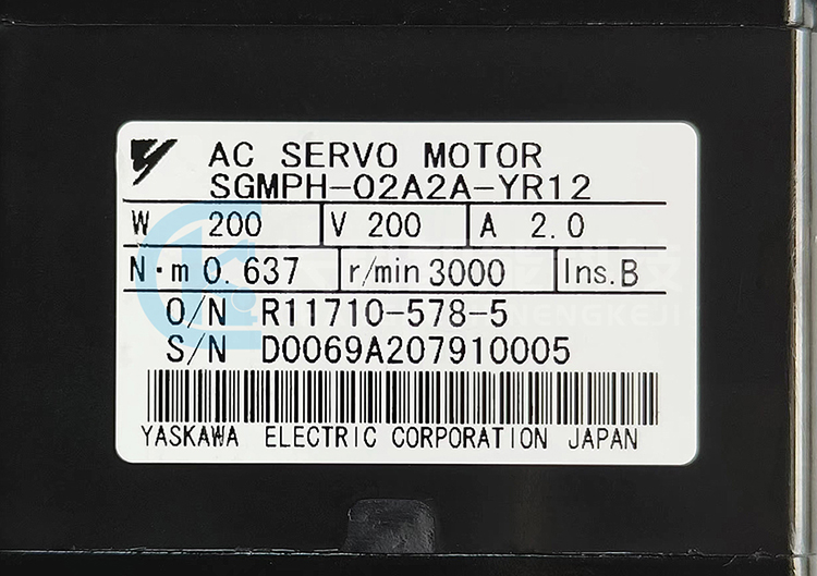 安川200W伺服電機SGMPH-02A2A-YR12